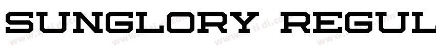 sunglory Regular字体转换 sunglory Regular字体转换